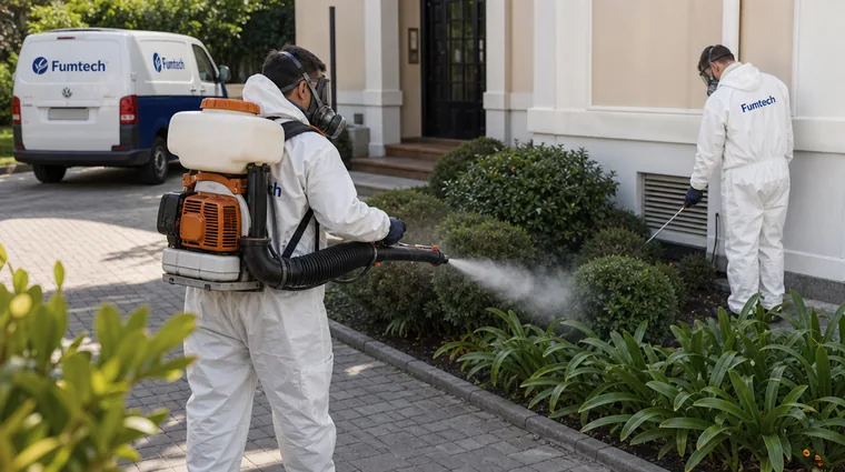 Tratamiento de fumigación de Fumtech en una vivienda de Sant Feliu de Llobregat